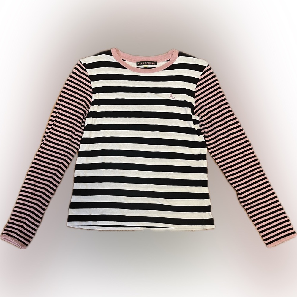 Vintage Alexa Chung stripe t shirt